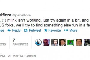 Something else fun in a few days for non-US folks, tweets Joe Belfiore for those missing out on Pandora