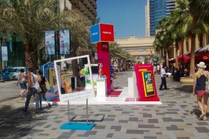 Just a little Nokia Lumia advertisement @ one of the busiest tourist spots in Dubai