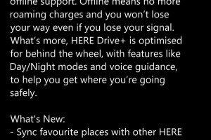 HERE Drive + Updated; Brings Favorites Sync Across All Map Apps and More