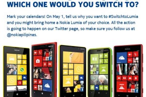 Win a Nokia Lumia of your choice with Nokia Philippines @nokiapilipinas #SwitchToLumia