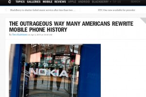 BGR takes a pop at Wired: Outrage at the rewriting of Mobile History