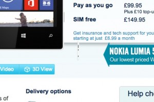 Nokia Lumia 520 only Â£99 at Carphone Warehouse (possibly unlocked too)