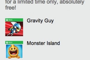 Freebies! Gravity Guy, iStunt 2, Fragger and Monster Island XboxLive titles until April 15th