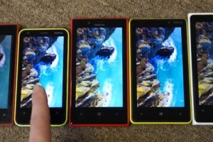 Video: Display comparison of the WP8 Nokia Lumia family