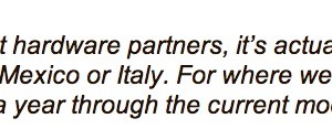 WP head’s focus is to keep current model with OEMs and get to 200m phones a year. MS’s Myerson says Android is a mess, insinuates stale iOS.