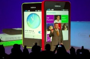 New Asha Platform based on Smarterphone acquisition, with Swipe! Peter Skillman demoing