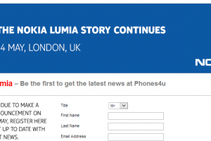 Phones4u Teasing Nokia’s May 14th Announcement, “The Lumia Story Continues”