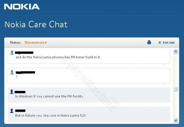 nokia care chat