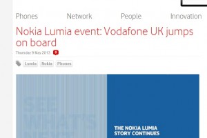 Vodafone UK to stock New Nokia Lumia (Catwalk) “big, bold and beautiful” Next Chapter unveiled on 14 May London