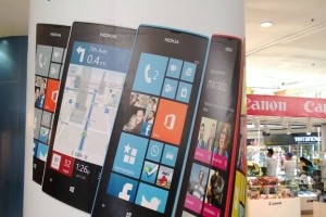 Nokia Lumia ads in Mall of Asia, Philippines