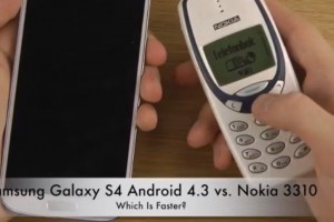 Weekend Watch: Samsung Galaxy S4 vs Nokia 3310 – speed test