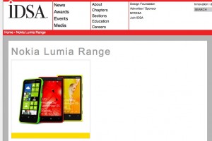 Nokia Lumia Range and Nokia Design both win Gold IDSA 2013 award, Nokia 206 wins a Bronze!