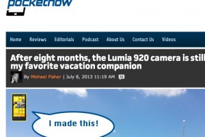 Pocketnow: Nokia Lumia 920, “takes the best pictures Iâ€™ve seen from a smartphone”