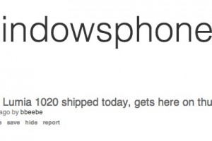 Nokia Lumia 1020s shipping today, arriving Thursday.
