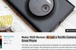 Gizmodo: Nokia Lumia 1020 – the best camera ever in a smartphone; At Last a Terrific Camera in a Great Phone