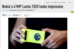 DPReview: Nokia Lumia 1020 looks impressive…just what we’d hoped!