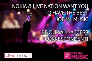 .@NokiaCanada and @LiveNation Partner For “Dream Job” #NokiaMusic