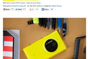 Wired: Nokia Lumia 1020 “the BEST camera phone, blows away iPhone and all other smartphones, as good as most P&S”