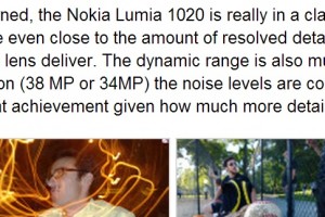 GSM Arena: Nokia Lumia 1020 camera in a class of its own, no other high end smartphone camera comes close