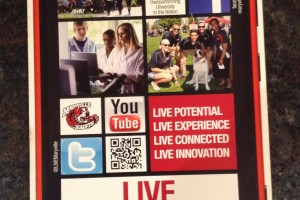 Maryville University sends out Nokia Lumia shaped flyers