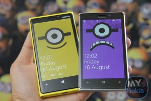 Minion Wallpaper and Ringtone for your Nokia Lumia  (and quick Lumia 925 ProCam video stereo test)