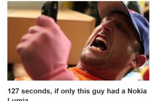 Nokia spoofs 127 hours to promote super sensitive screen on Lumia 925
