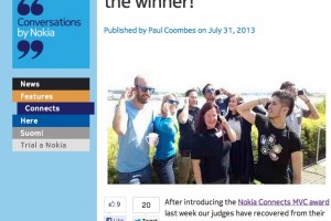 @Nokia_Connects MVC July: the winner! Congrats Davis Barbars #NokiaConnectsMVC