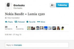 Nokia Phablet, Nokia Bandit to be known as Nokia Lumia 1520?