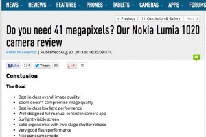 DPReview: Nokia Lumia 1020 takes better pictures than any other phone on the market! image quality is best-in-class