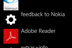 Lumiappdates: Adobe Reader, HealthVault, feedback to Nokia, extras+info