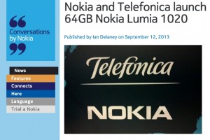 64GB 41MP Nokia Lumia 1020 launched with Telefonica (02) – “with the latest Lumia phones, it feels like Nokia’s back!”