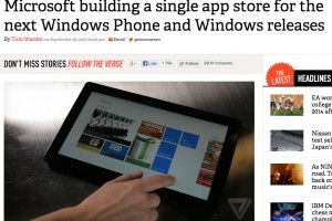 Unified store planned for Windows Phone and Windows. RT on Phones?