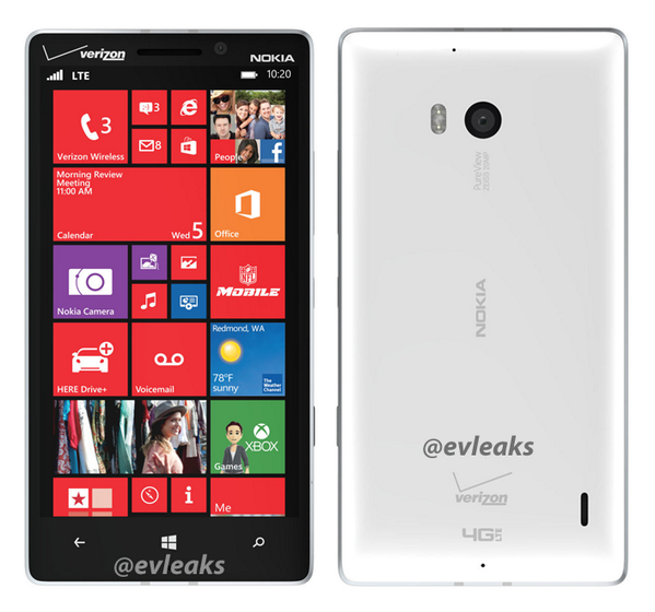 Lumia 929 evleaks white