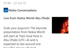Nokia Confirms Nokia Lumia 1520, 15 minutes 20 seconds before announcement
