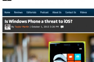 Is Windows Phone a threat to iOS?