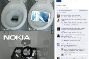 Weekend Nokia Lol: Nokia vs iPhone Vs Samsung #indestructible