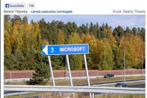 Finnish town of “Nokia” no more. Renamed “Microsoft”?