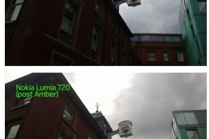 Nokia Lumia 720 pre and post Amber update