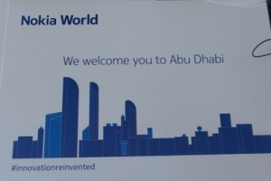 Today! 30 minutes until Nokia World! #InnovationReinvented