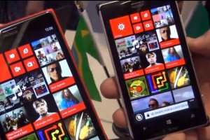 Video: Nokia Beamer demo on Lumia 1520, triple column on Nokia Lumia 925