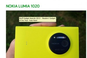 Nokia Lumia 1020 shortlisted in Stuff’s ‘Gadget of the Year’. Go vote!