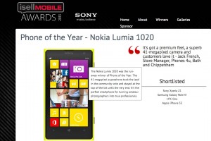 Sony Sponsored iSellMobile Awards crowns Nokia Lumia 1020 as Phone of the Year