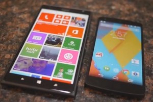 Videos: Nokia Lumia 1520 vs Nexus 5 vs LG G2