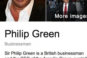 Sir Philip Green, one of Britain’s richest men, prefers his Nokia