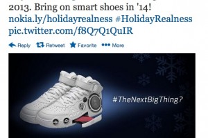 Nokia battles Samsung on weable technology – bring on Smartshoes for 2014