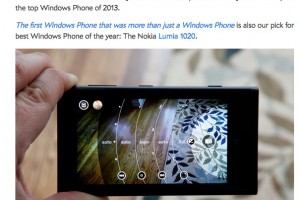 Nokia Lumia 1020 crowned as BGR’s top WP smartphone for 2013