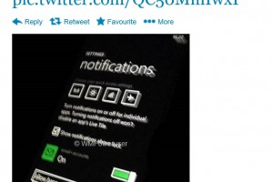 The only real WP8.1 image so far, says Tom Warren