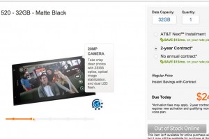 32GB Nokia Lumia 1520 on AT&T for $249.99 – out of stock already?