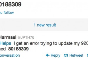 A handful of users reporting of Update Error 80188309 with Lumia Black?