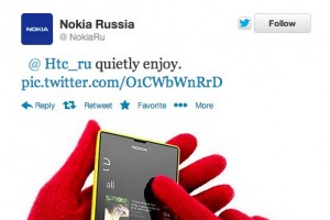 Apply Cold Water to Burned Area: Nokia Russia shows HTC Russia how it’s done